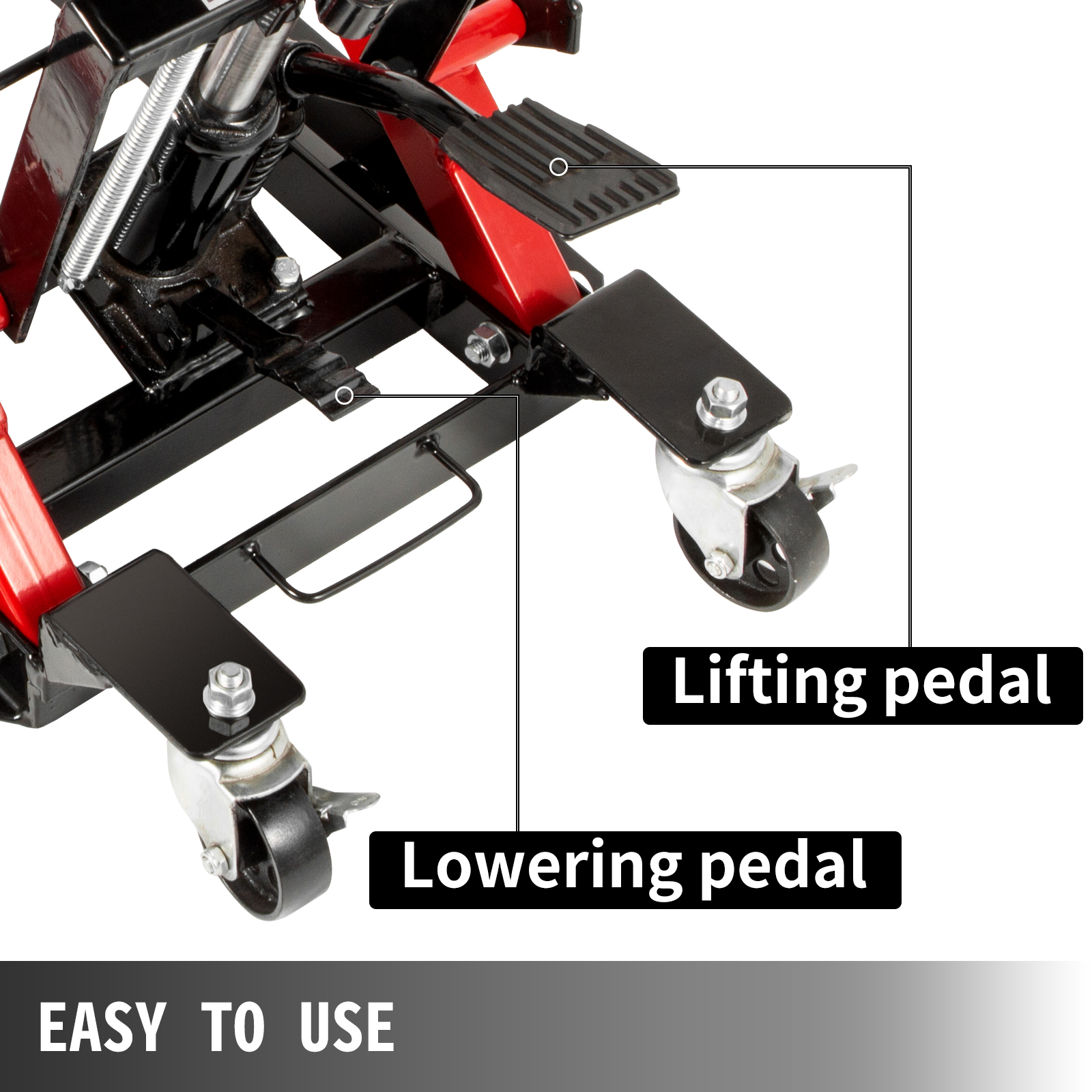 VEVOR Hydraulic Motorcycle Scissor Jack with 1,700LBS Load Capacity ...