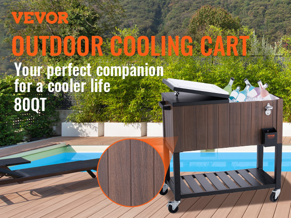 Outdoor stand up sales cooler