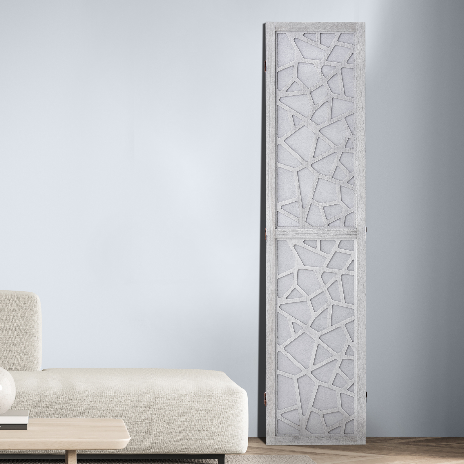 Wood Room Divider Wooden Screen 4/6/8 Panel for Room Separation Home Office - Picture 82 of 110