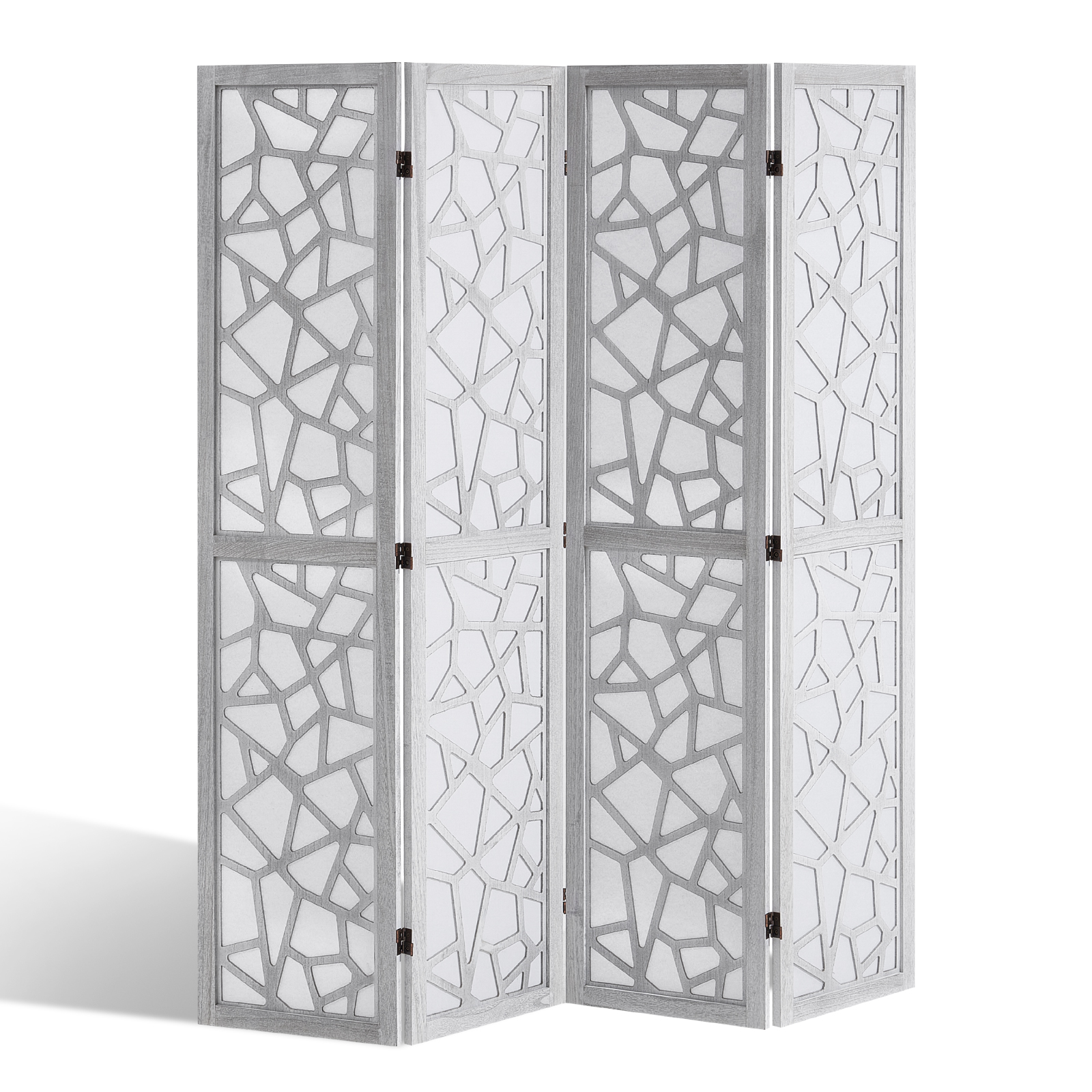 Wood Room Divider Wooden Screen 4/6/8 Panel for Room Separation Home Office - Picture 75 of 110
