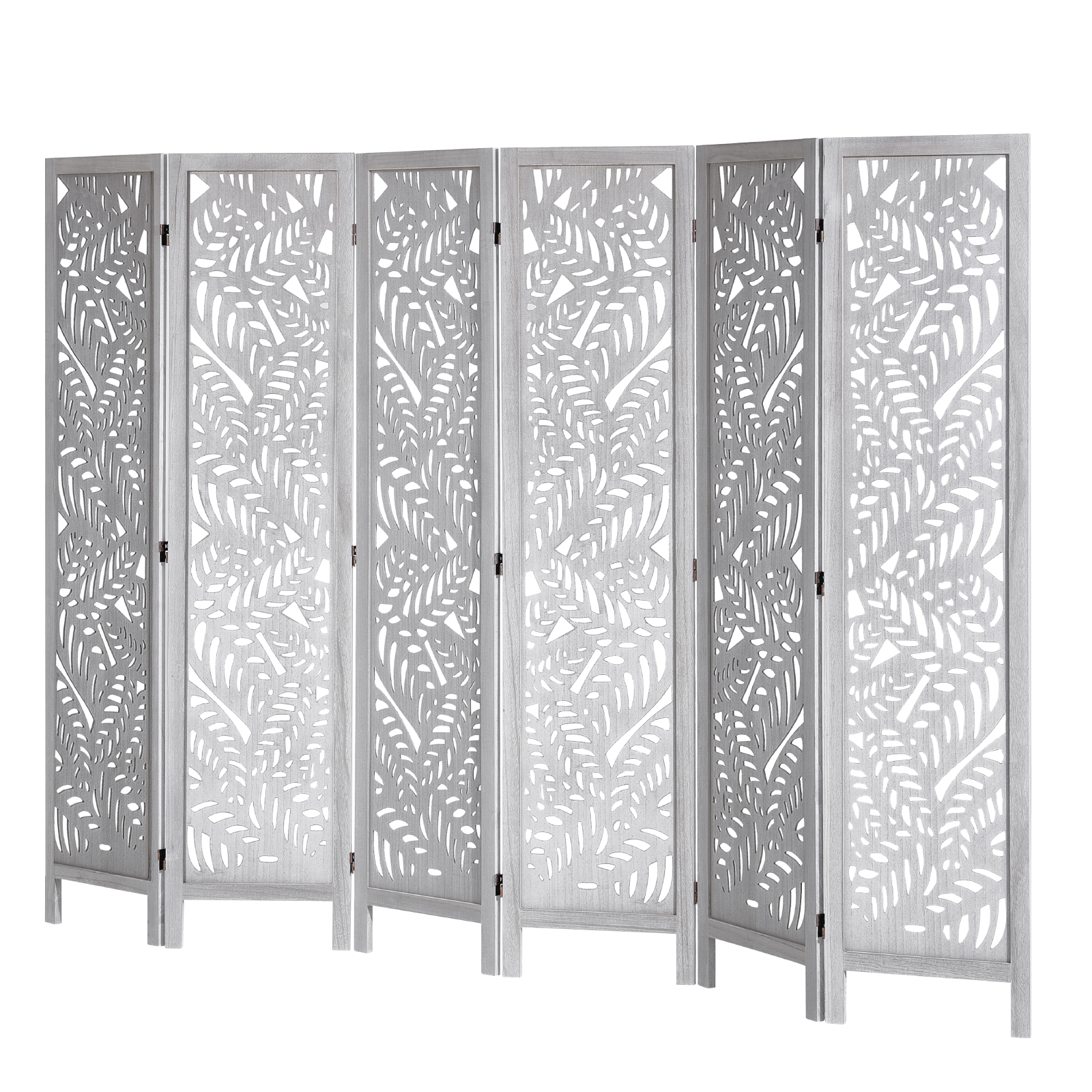 Wood Room Divider Wooden Screen 4/6/8 Panel for Room Separation Home Office - Picture 12 of 110