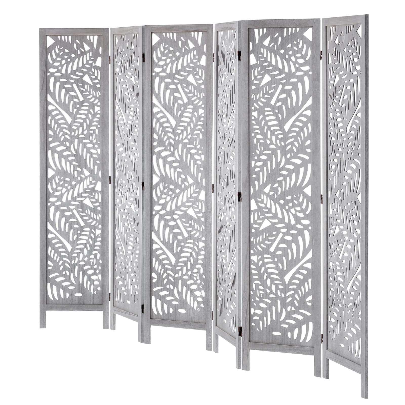 Wood Room Divider Wooden Screen 4/6/8 Panel for Room Separation Home Office - Picture 13 of 110