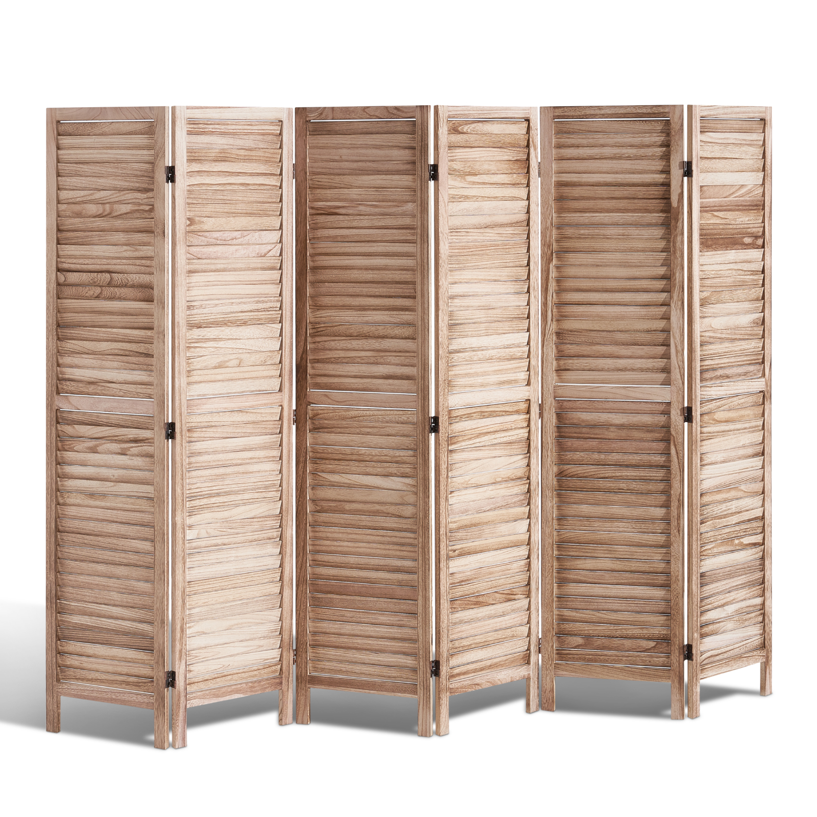 Wood Room Divider Wooden Screen 4/6/8 Panel for Room Separation Home Office - Picture 99 of 110