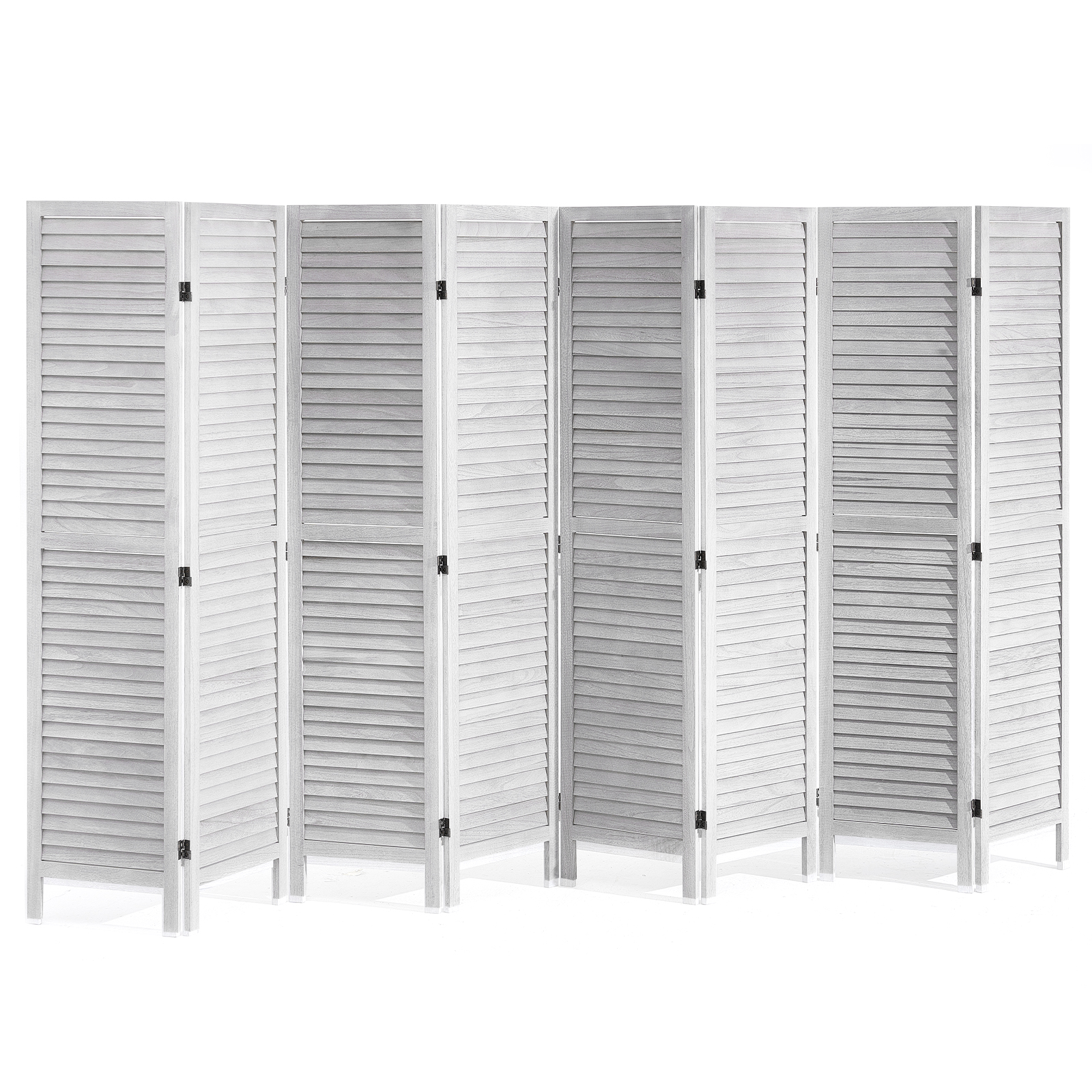 Wood Room Divider Wooden Screen 4/6/8 Panel for Room Separation Home Office - Picture 39 of 110
