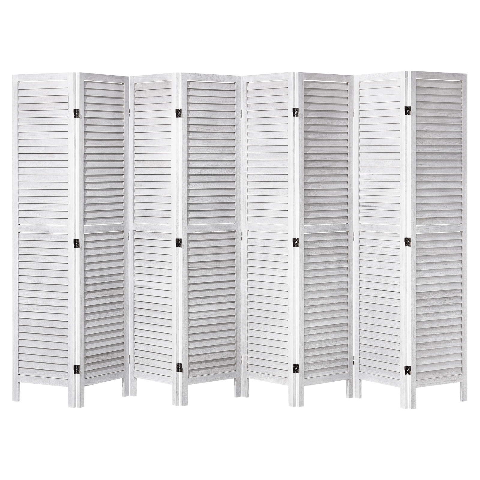 Wood Room Divider Wooden Screen 4/6/8 Panel for Room Separation Home Office - Picture 47 of 110