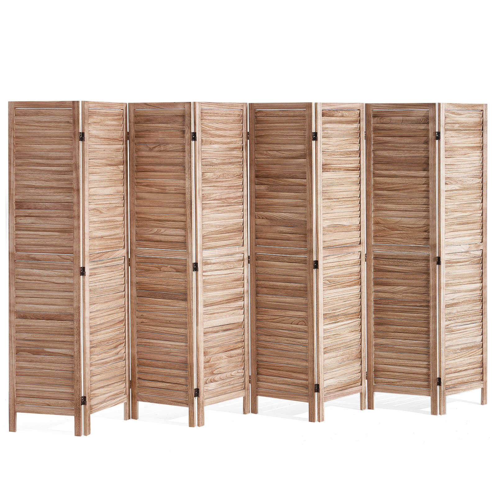 Wood Room Divider Wooden Screen 4/6/8 Panel for Room Separation Home Office - Picture 87 of 110