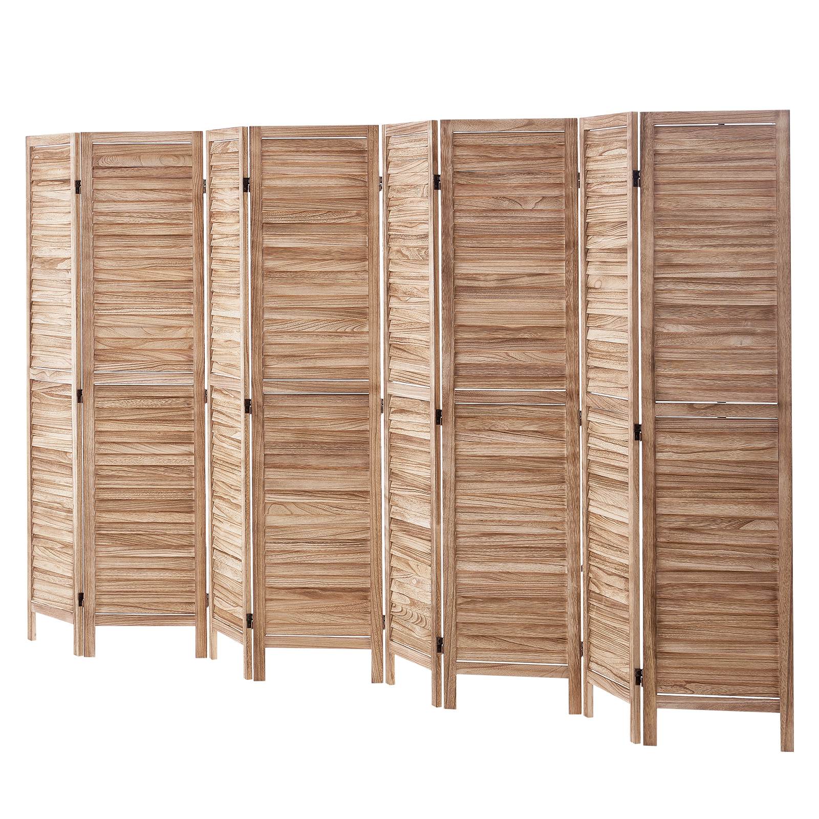 Wood Room Divider Wooden Screen 4/6/8 Panel for Room Separation Home Office - Picture 96 of 110