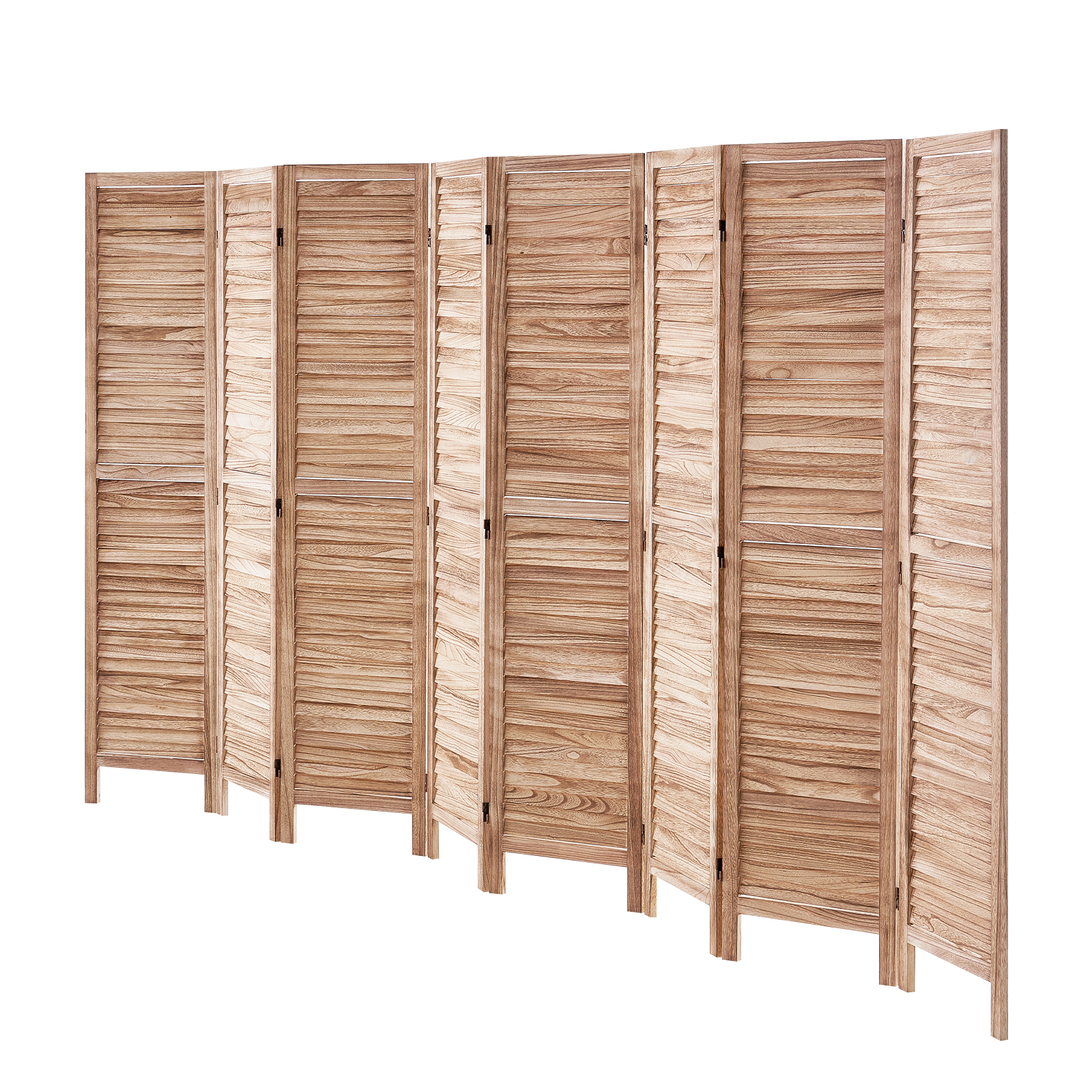 Wood Room Divider Wooden Screen 4/6/8 Panel for Room Separation Home Office - Picture 97 of 110