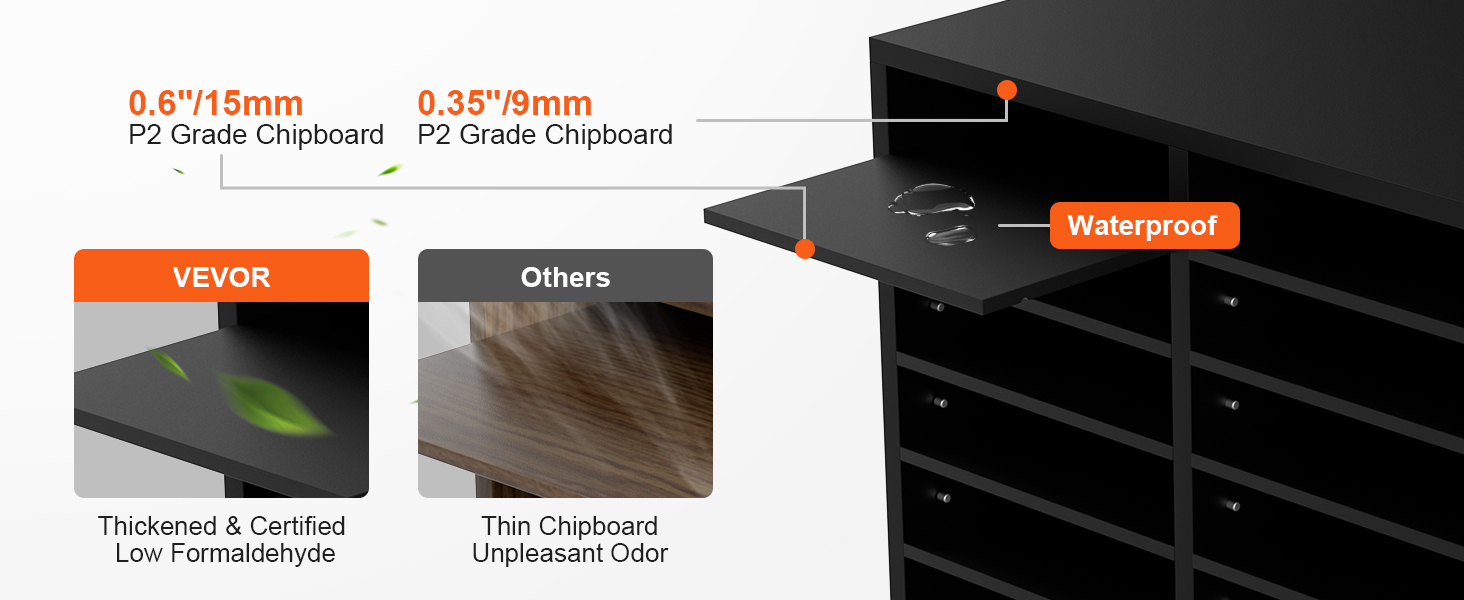 Organiseur De Courrier Rustique Pour Comptoir, Porte-fichiers De