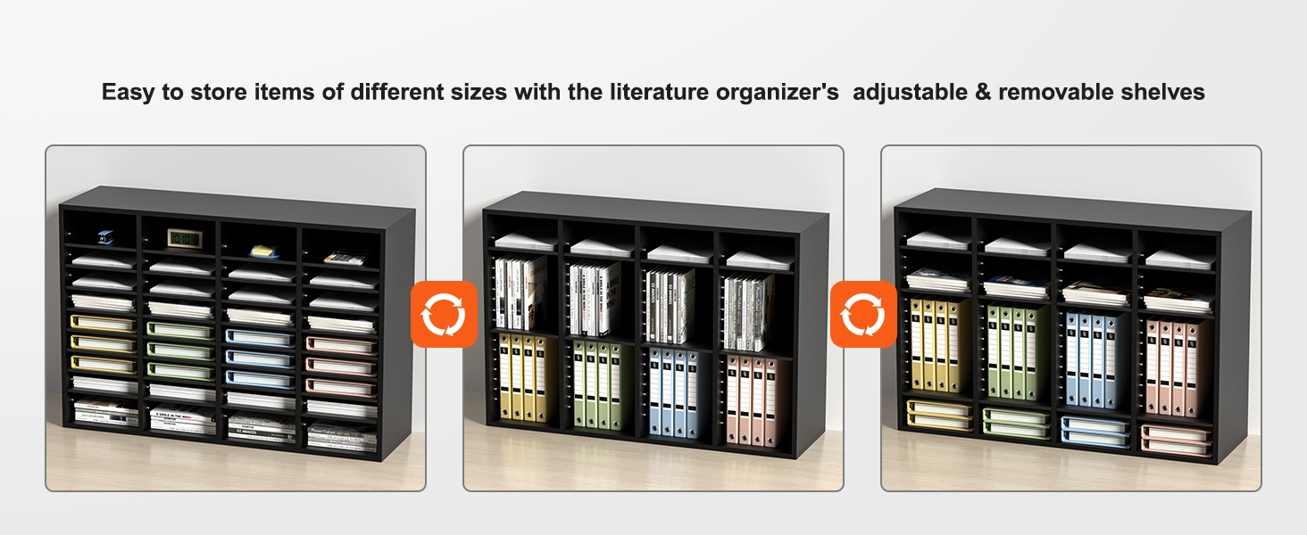 VEVOR Literature Organizers, 12 Compartments Office Mailbox with