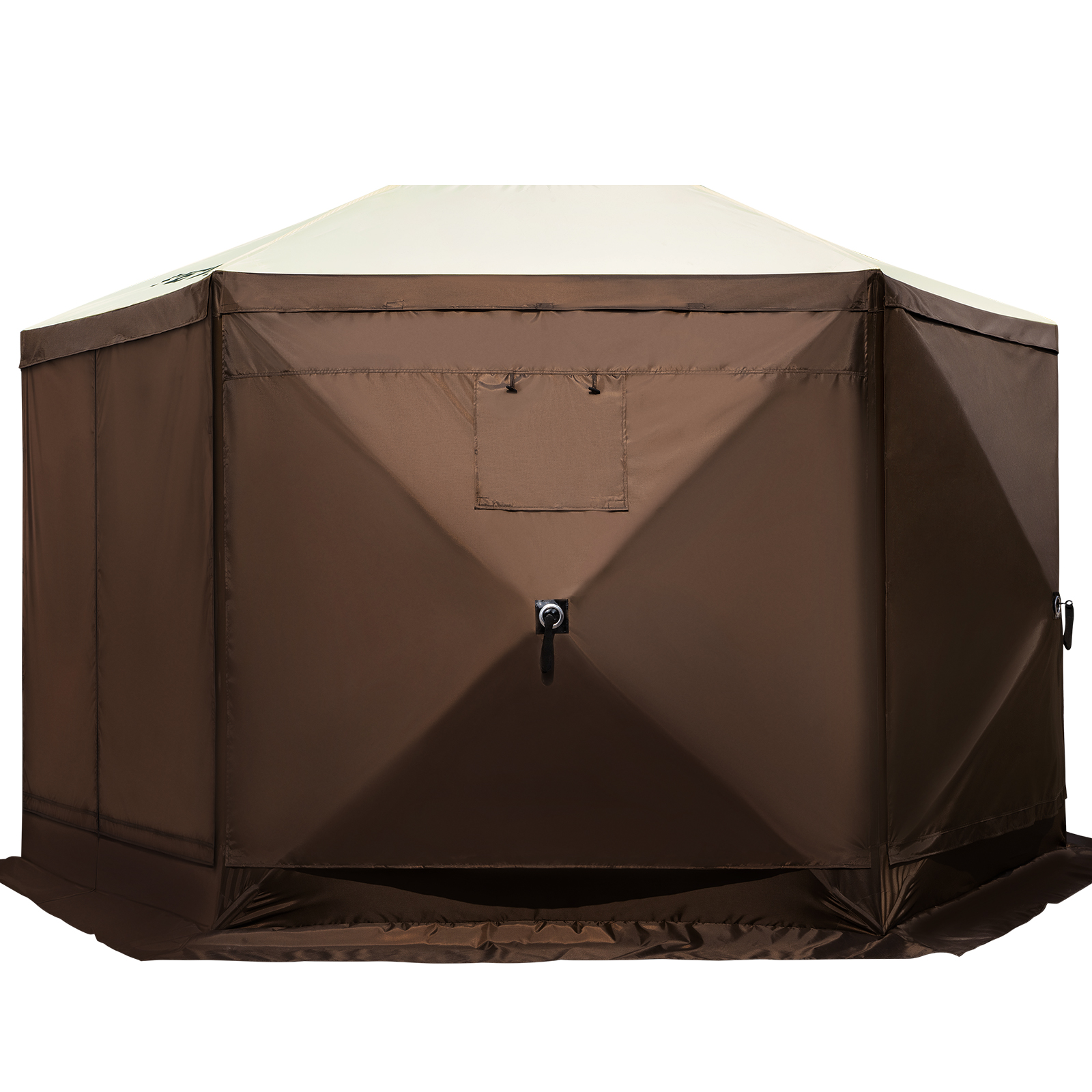 VEVOR Pop-up Camping Gazebo Camping Canopy Shelter6 Sided 10/12' x 10/12' - Picture 13 of 26