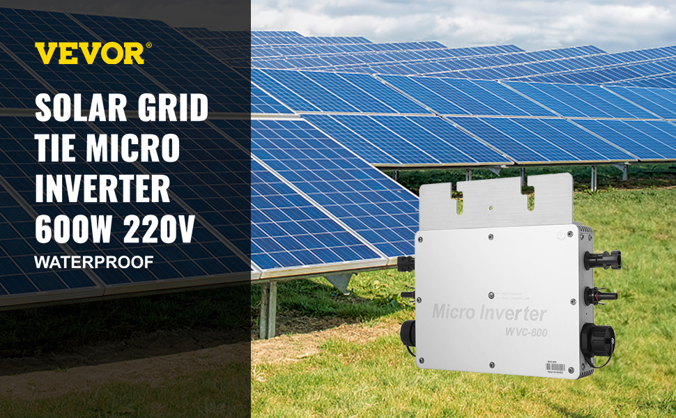 DC54V MPPT Solar WVC-600W LCD Grid Tie Mikro Wechselrichter Micro Inverter  Neu