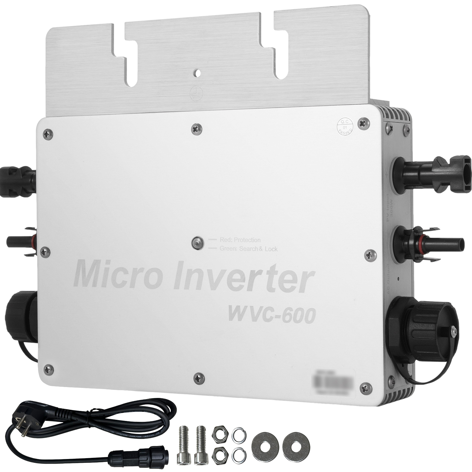 VEVOR WVC-600W Micro Grid Wechselrichter MPPT Netzfilter Frequenz