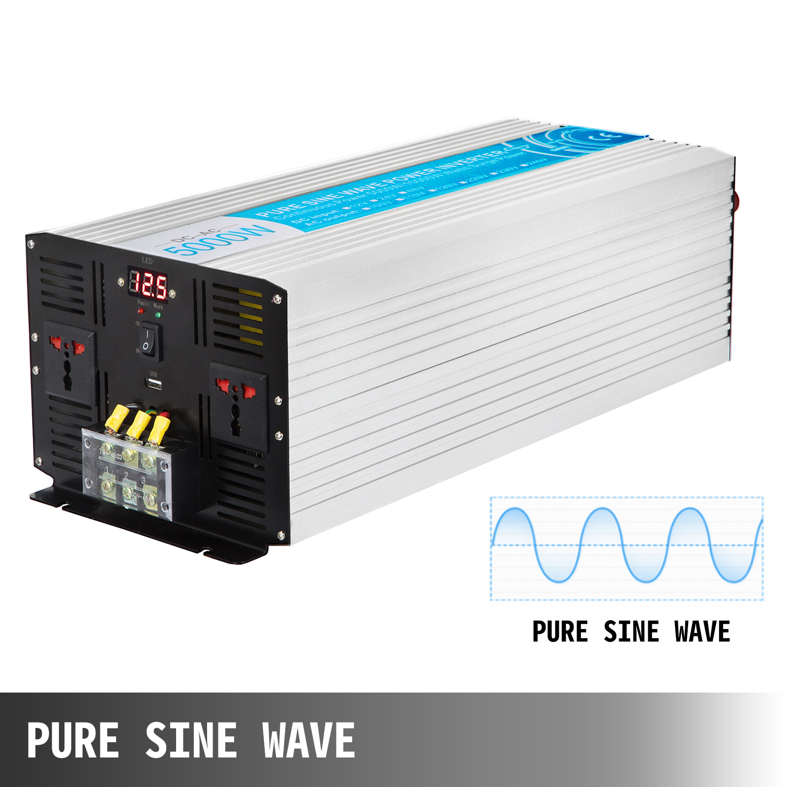 5000W Inverter a onda sinusoidale pura Convertitore di tensione DC
