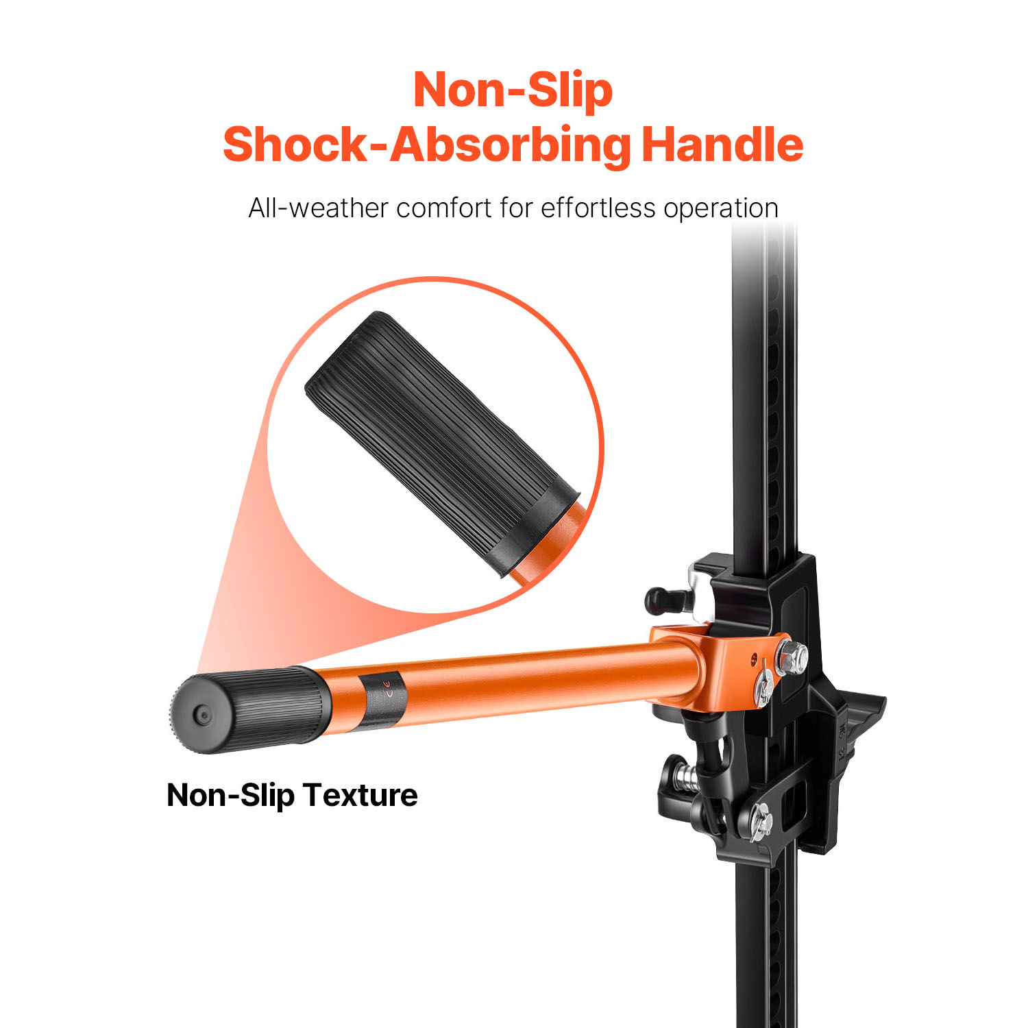 Heavy Duty Farm Jack 34"-60" High Lift Ratcheting Off Road Jack Vehicle's Winch