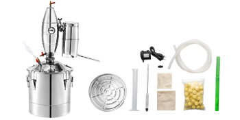 Alcohol Distiller, Stainless Steel, 18.5 Gallon/ 70L,