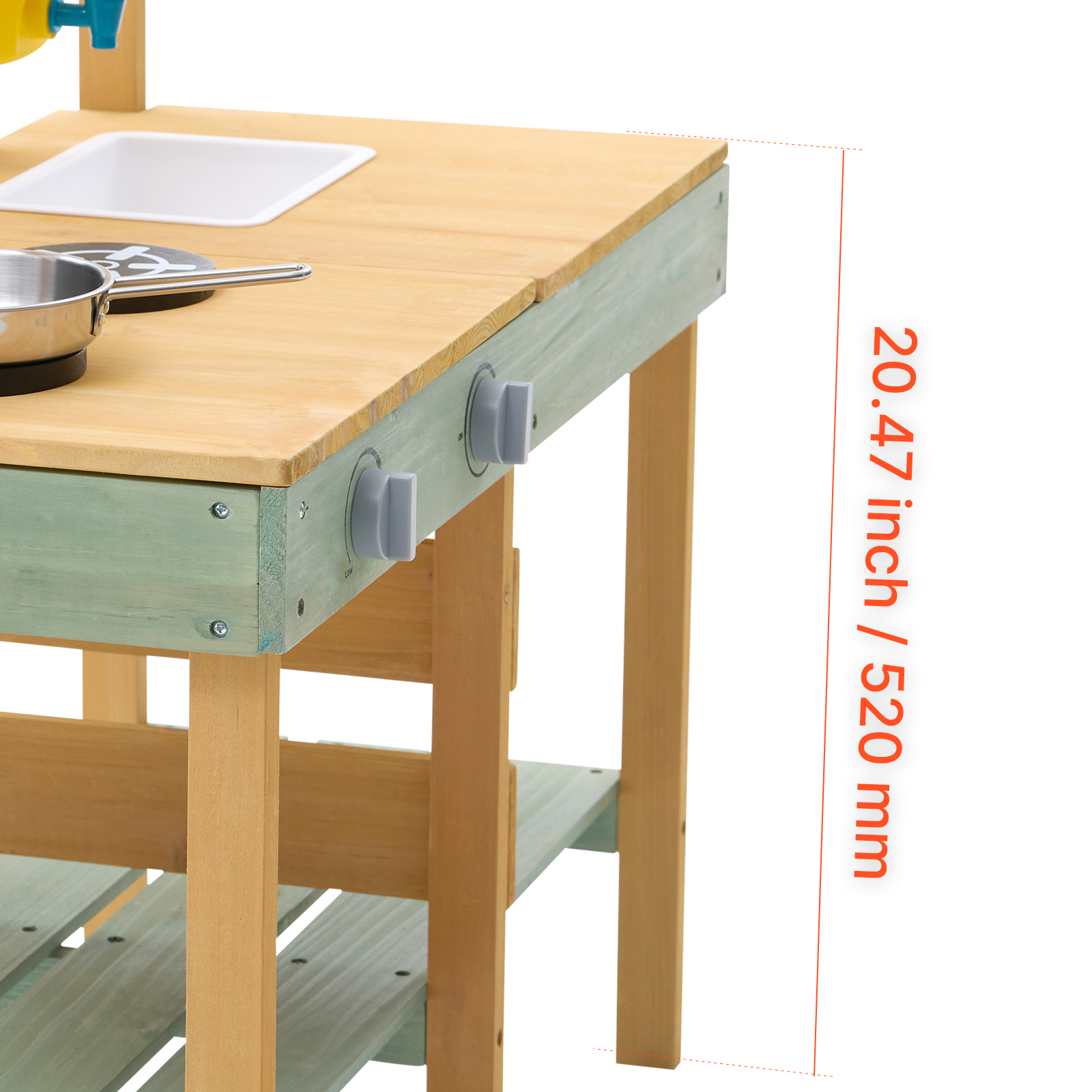 Wooden Mud Kitchen,Outdoor, for Kids