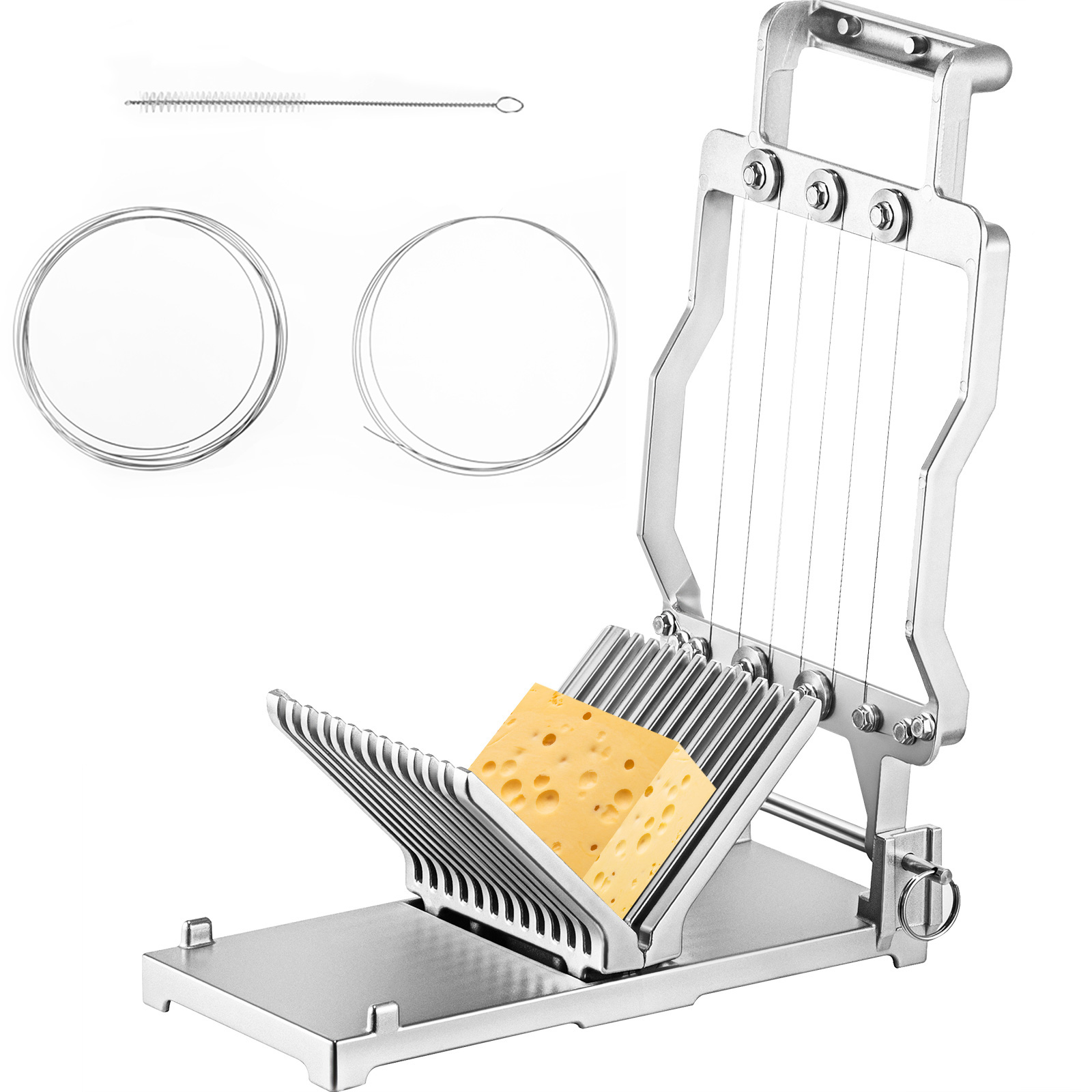 Cheese Slicer, 2pcs Cheese Wire Cheese Cutter With Soft Handle For