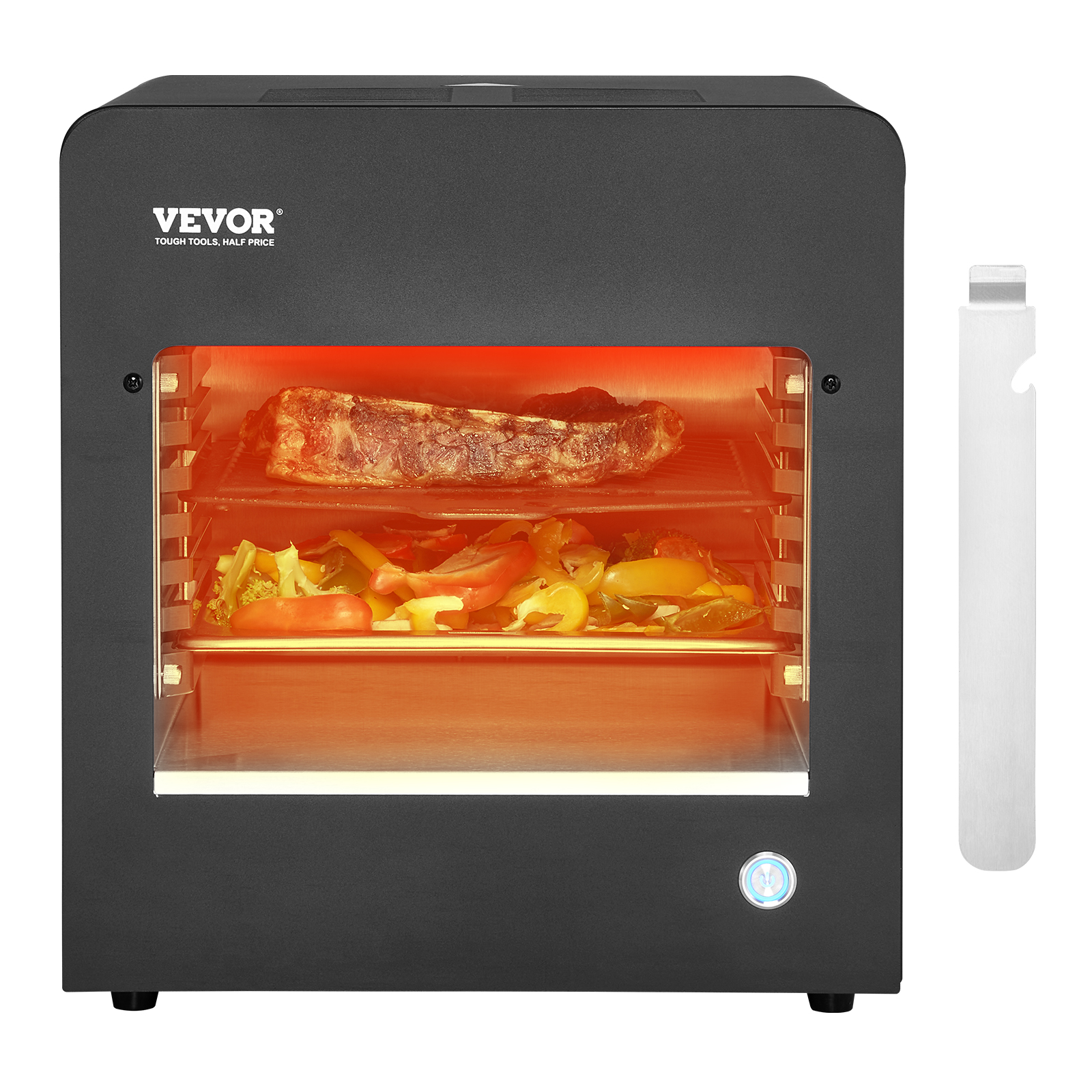 Electric/Propane Steak Grill Smokeless Infrared Broiler Stainless Steel Home