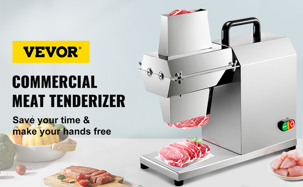Details about   Commercial Electric Meat Tenderizer Steak Machine Stainless Steel 750W 110V New 