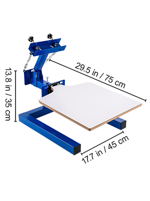 VEVOR VEVOR Screen Printer 1 Color 1 Station Silk Screen Printing Kit 55x45cm Screen Printing Screenprint Press | EU