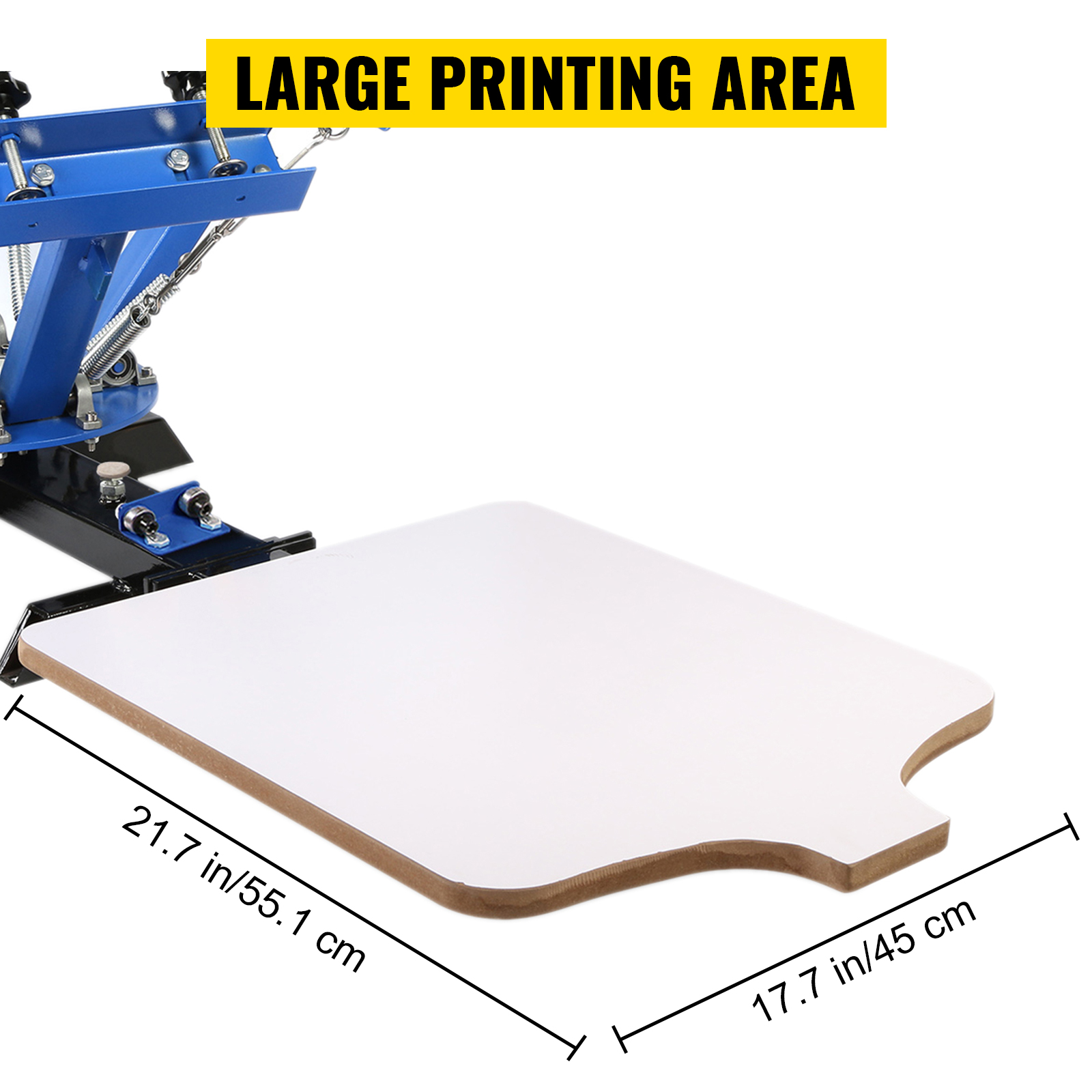 4 Color Screen Printing Press Machine Silk Screening Pressing With 1 Station DIY 886373408311 