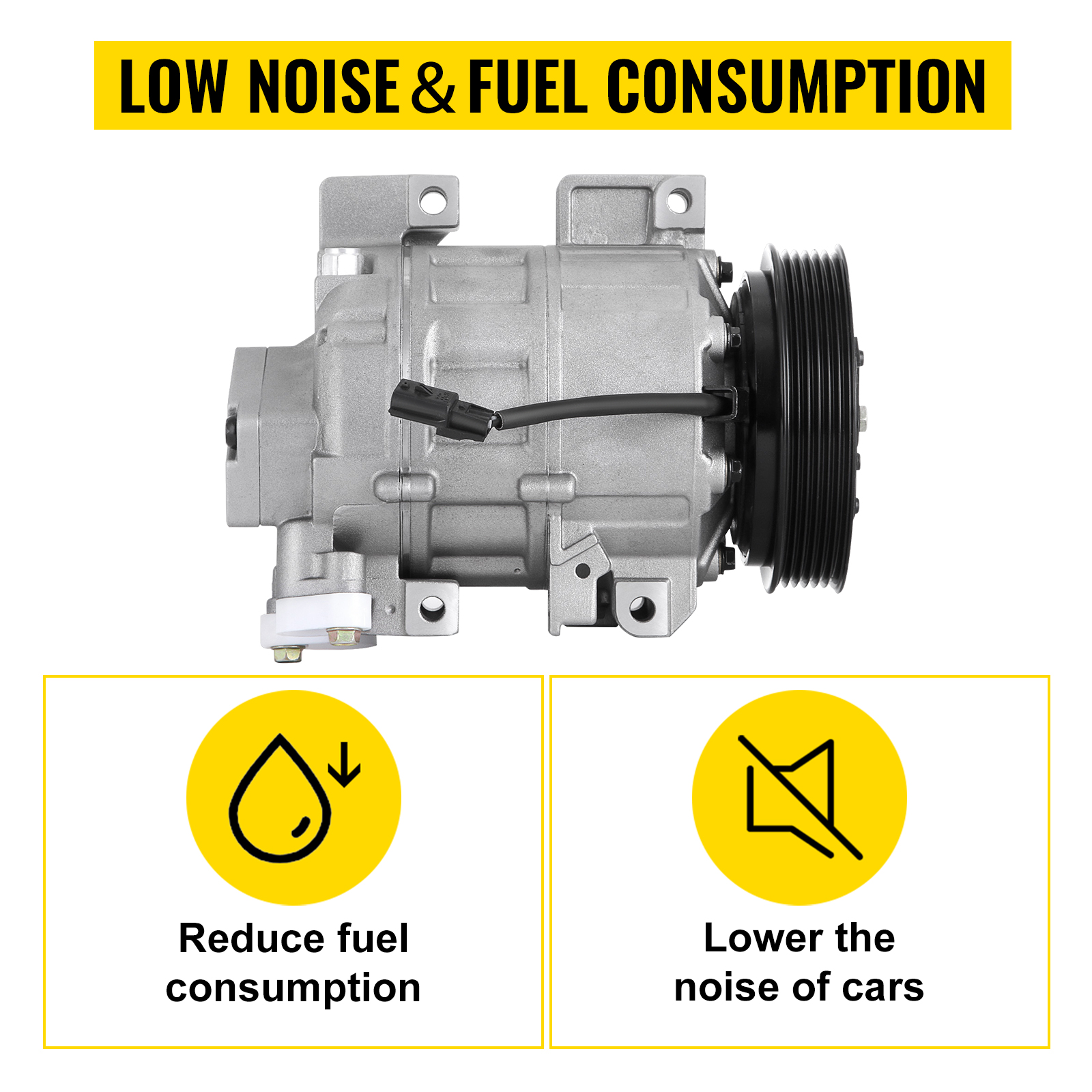 VEVOR CO 10886C AC compressor for Nissan 2.5l Air Conditioner
