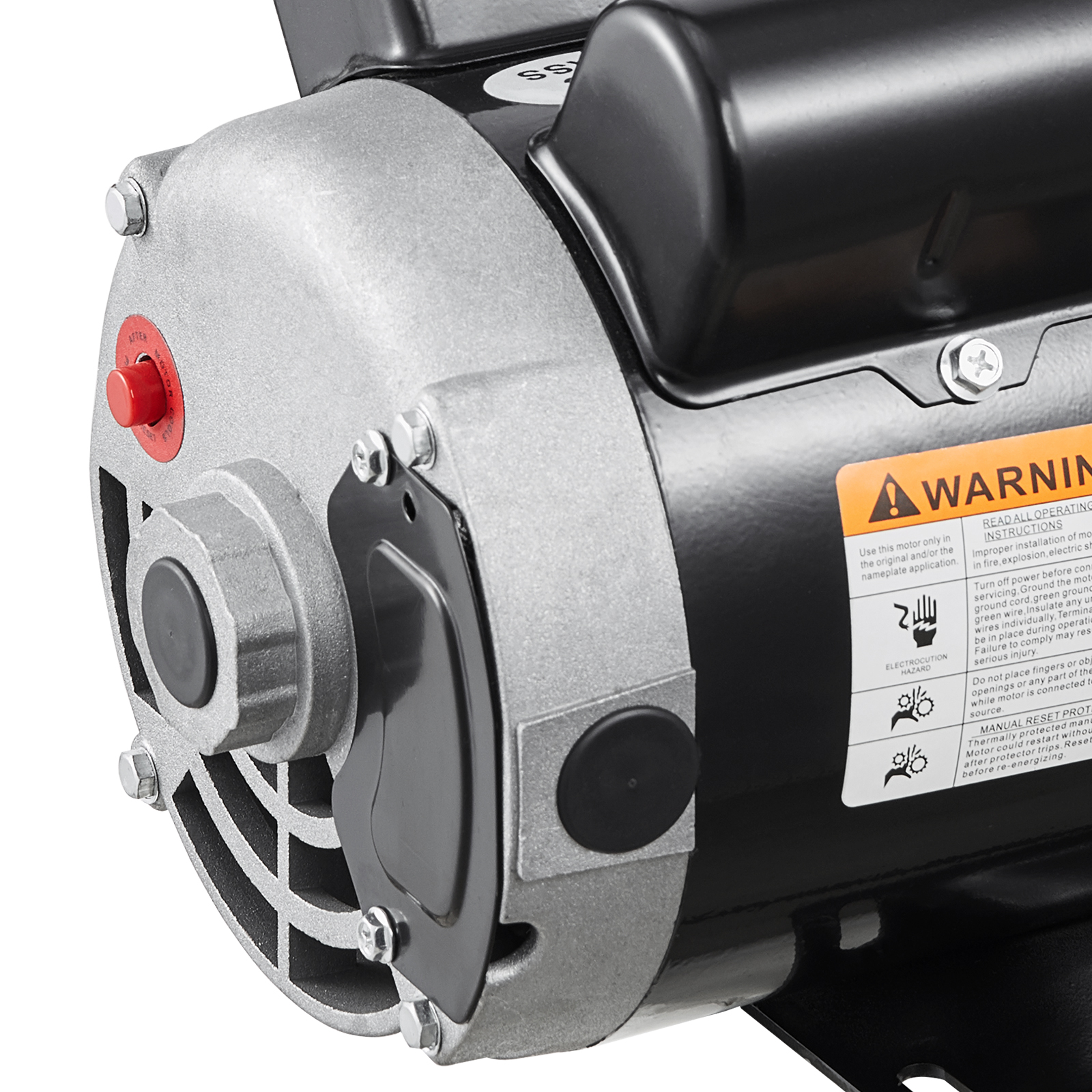 Air Compressor Motor, 3450RPM, CW/CCW Rotation