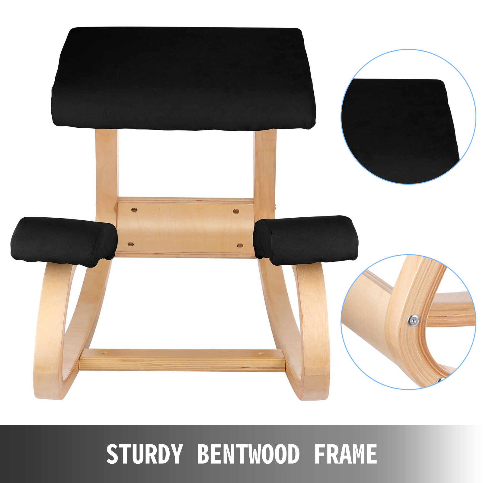 Adjustable bentwood Ergonomic Kneeling Chair Stool Strengthen Muscles Furniture 