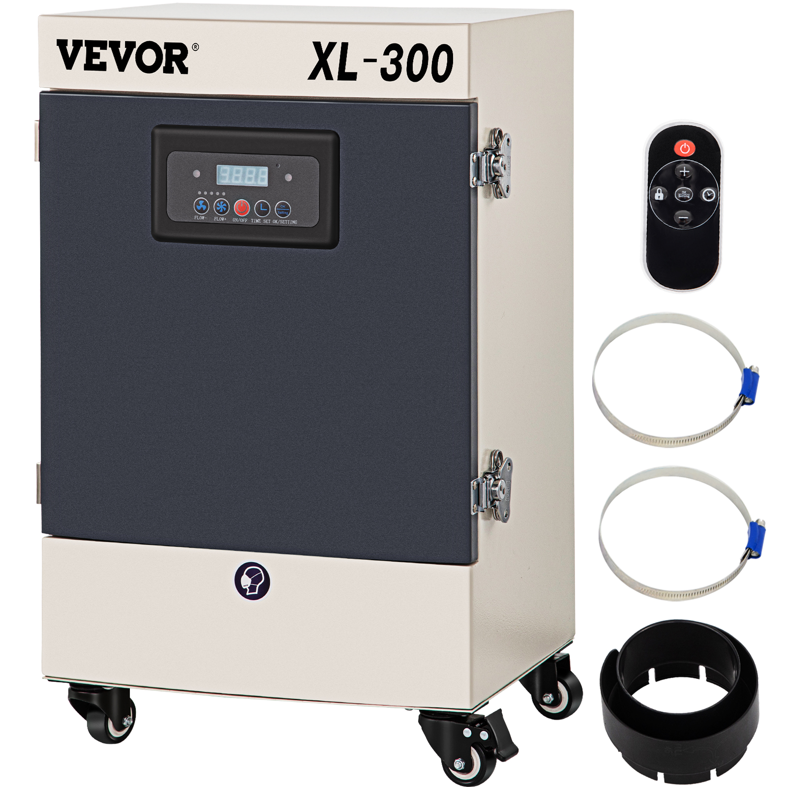 VEVOR Solder Fume Extractor, 330W 270 CFM Smoke Absorber, 6-Stage ...