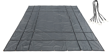 VEVOR Flatbed Tarps, 18OZ Flatbed Truck Tarp, 16x24 Ft Polyethylene ...