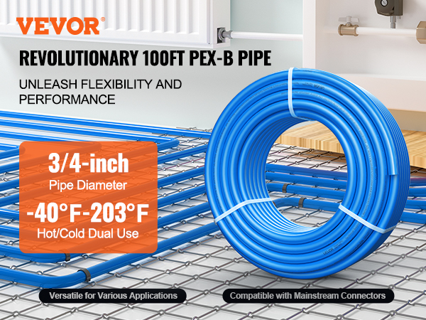 100 FT Blue Pressure Washer Hose With Stainless Steel Fittings