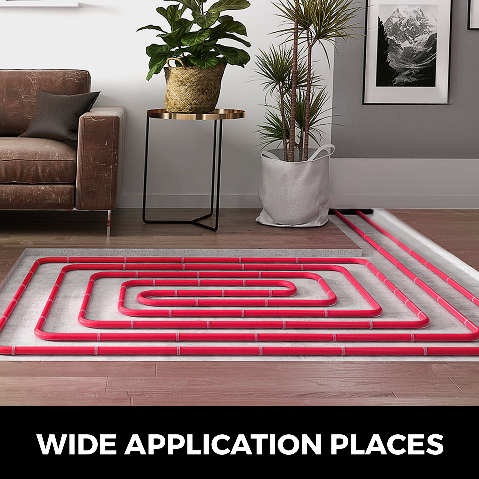 thumbnail image 2 of 1/2" X 3000ft PEX Tubing With O2 Oxygen Barrier – For Radiant Floor Heating Systems 2 of 5