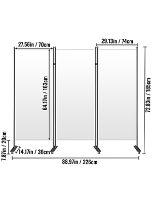 VEVOR Office Partition 89