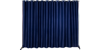 VEVOR Curtain Divider Stand, 10 x 8 ft, 4 Rolling Wheels Room Divider ...