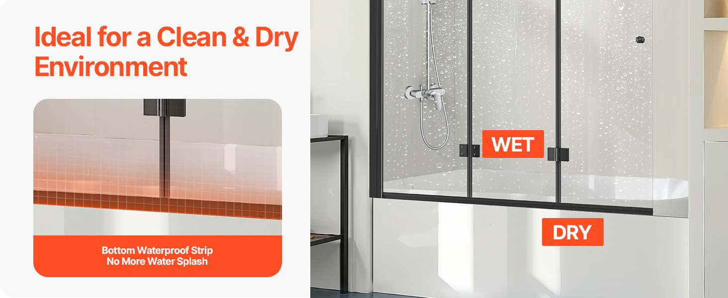 Tub Shower Door 56 X 56