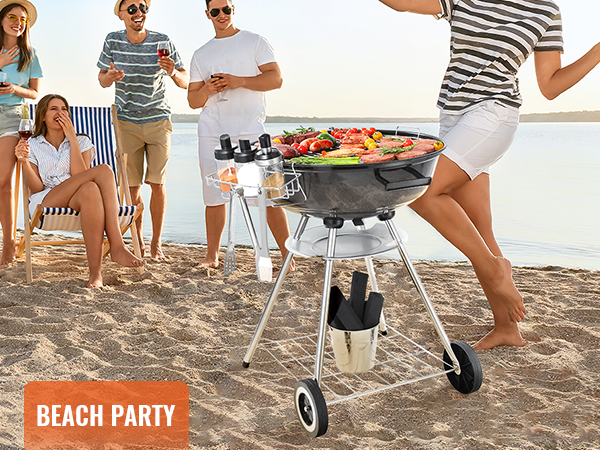 Roues De Rechange Pour Barbecue – 2 Roues Directionnelles En Plastique Noir, 7 Pouces, Facile à Installer