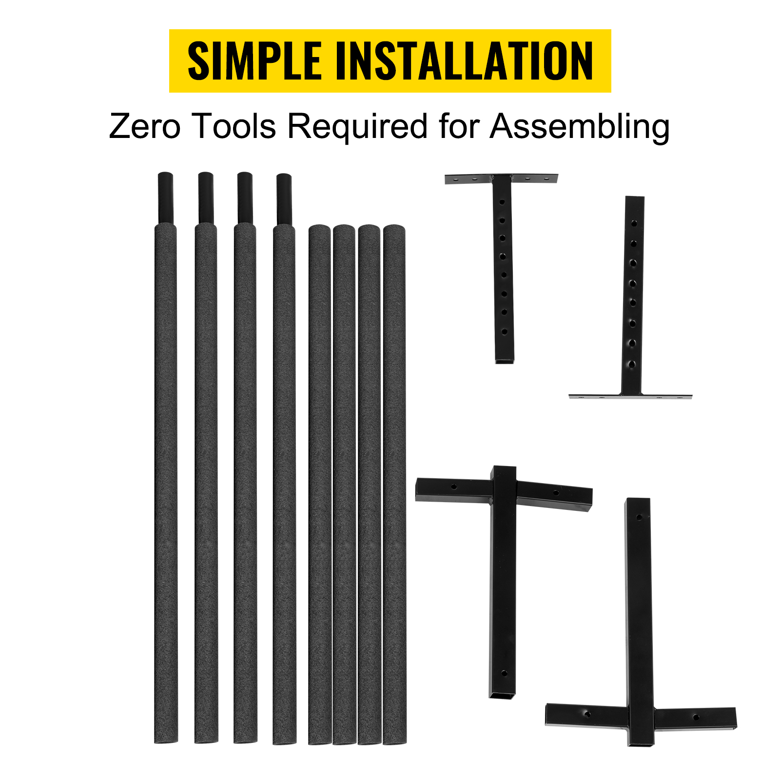 VEVOR Kayak Storage Rack, Ceiling Mount, 200LBS Capacity, 2 Kayak ...