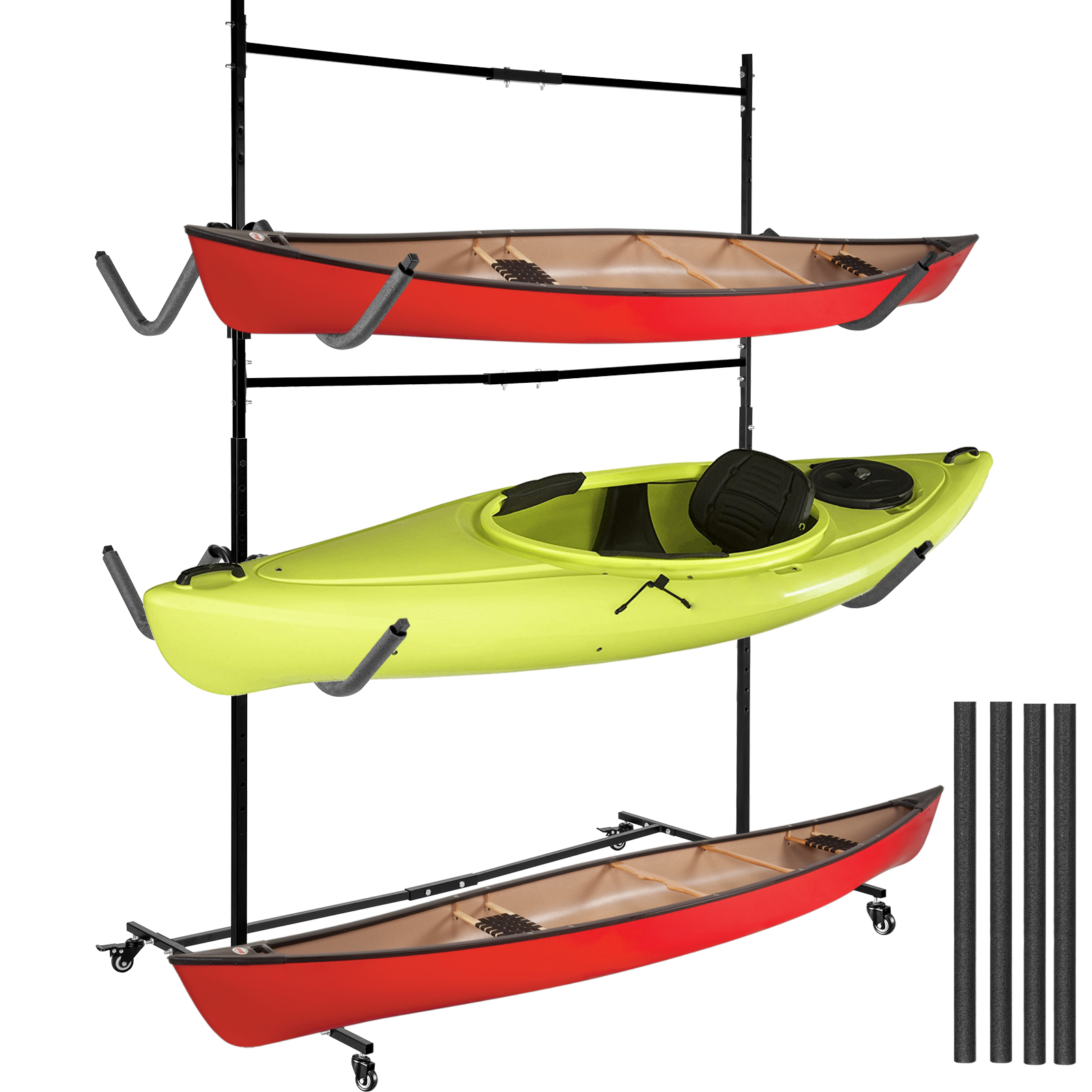 Origin SUP rack Kayak Boat Storage Rack Adjustable to fit 2-3 SUPs or 1 Kayak 