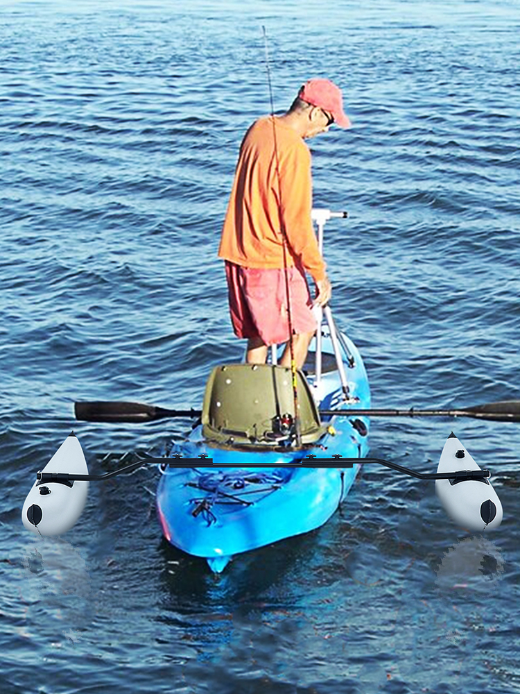 Estabilizador estabilizador de kayak, 2 piezas, PVC