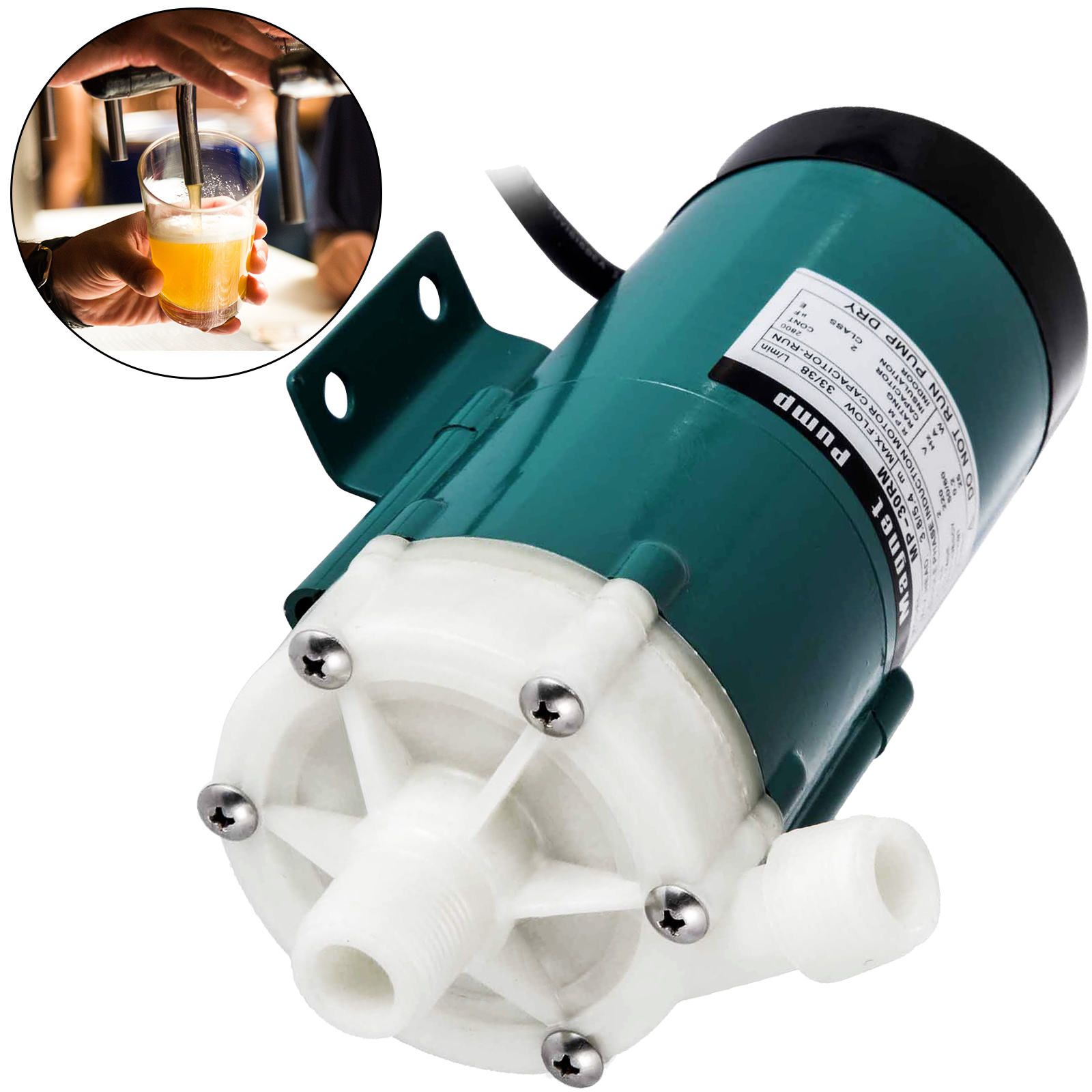 VEVOR Brewing Beer Pump With Food Grade High Temp Plastic Head