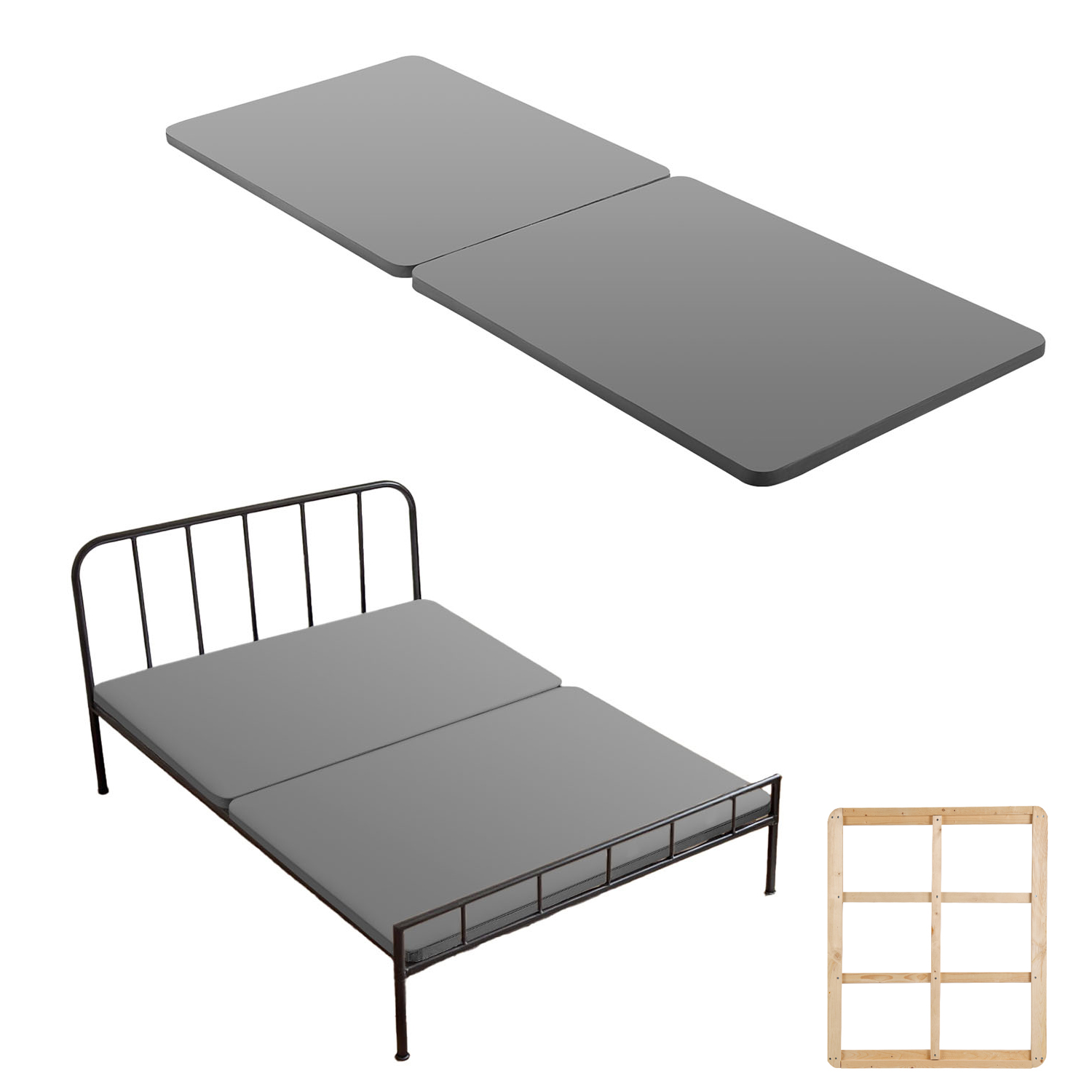 Uimoso Twin, Full, King, Queen Bed Support Board 1.5in w/ Durable Oxford Fabric