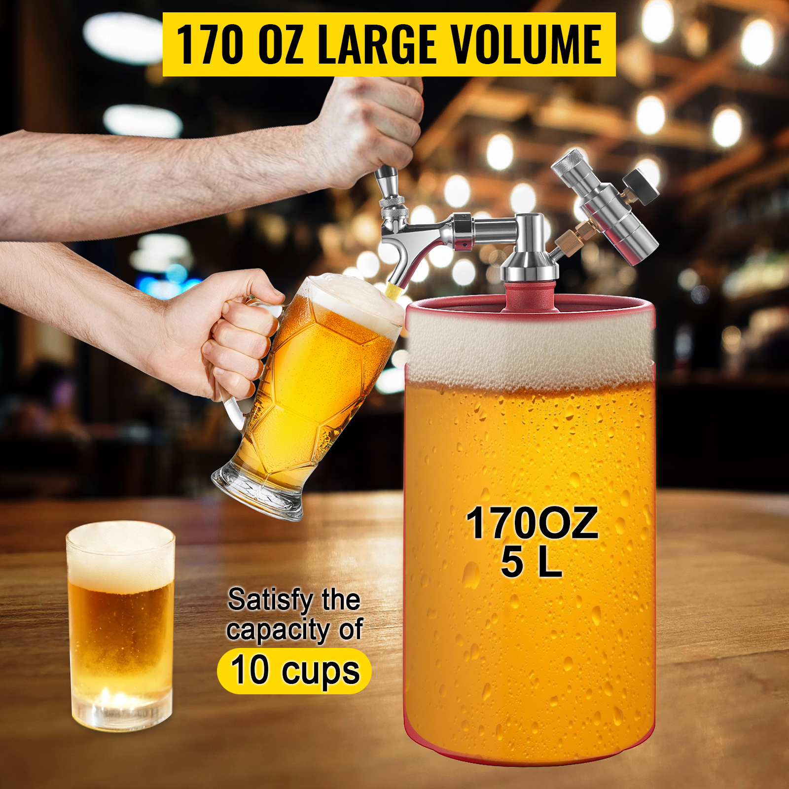 Girafe à bière 3 litres - Pinte de bière - Original CUP