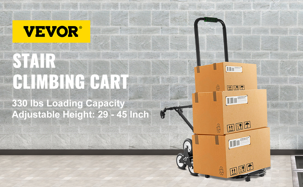 Chariot De Transport Pliable En Aluminium - Capacité 150 Kg - 6 Roues Caoutchouc - Idéal Pour Escaliers