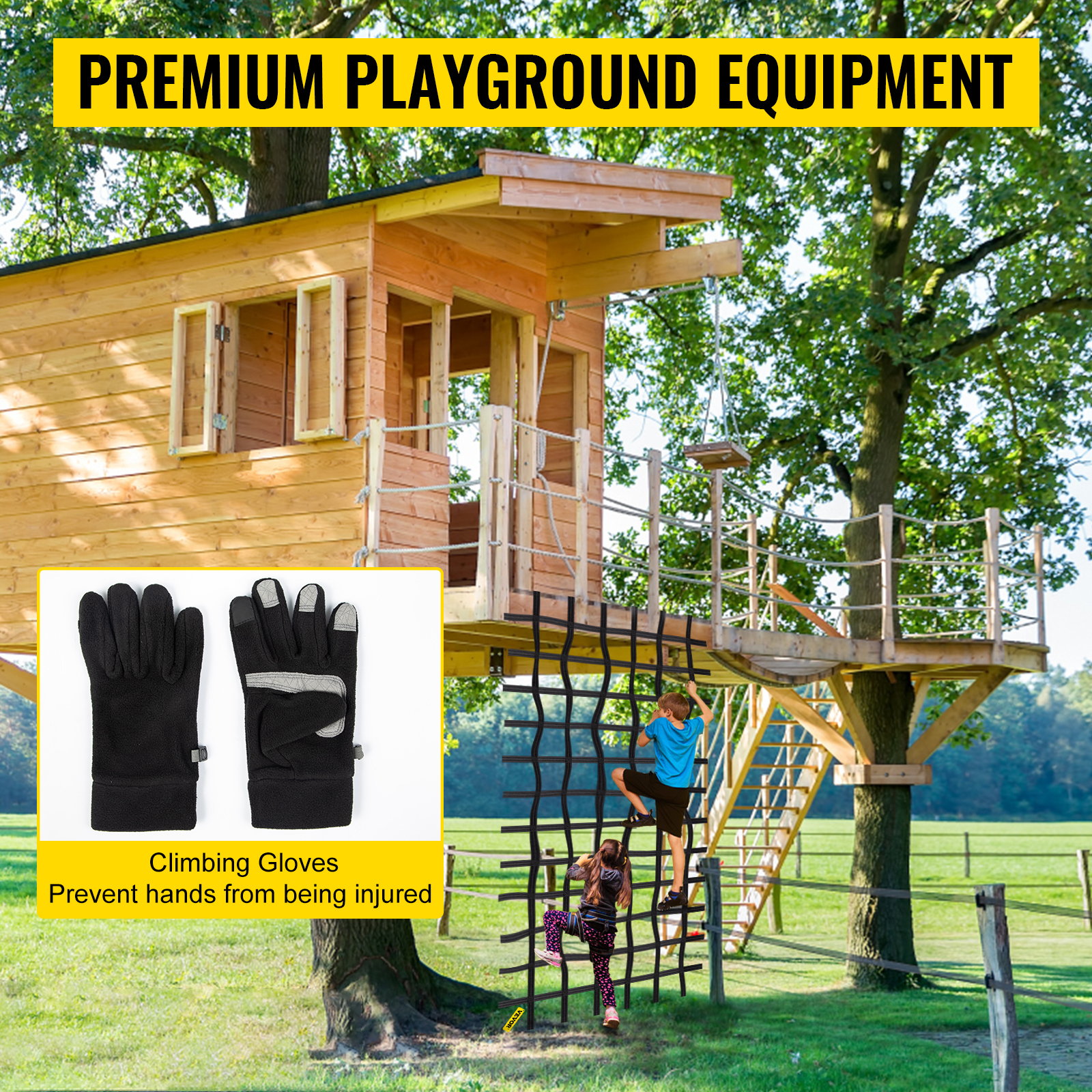 Cargo Net Climbing Kids,Rope Netting Playground Cargo Net for Kids Climbing  Outdoor Climb Swing Safety Heavy Duty Netting Child Climbing Ladder Hammock  Treehouse Tree House,for Kid : : Toys & Games