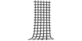 Climbing Cargo Net,12' x 4',Black
