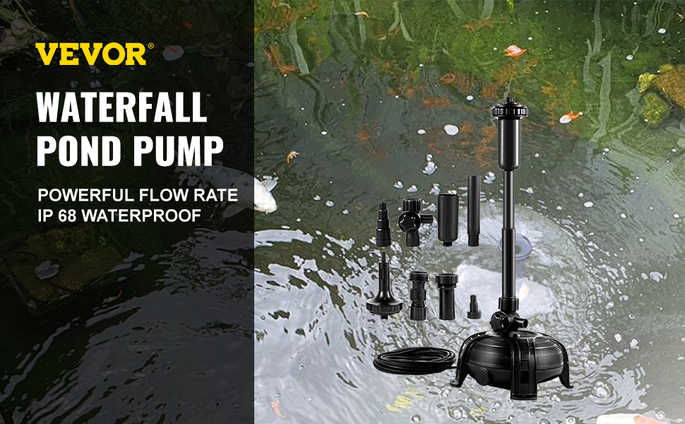 Pompe submersible pour fontaine Pond Boss, 189 L/h