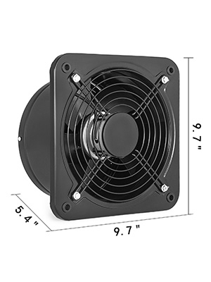 Estrattore di ventilazione industriale, 250 mm, ventilatore ad aria