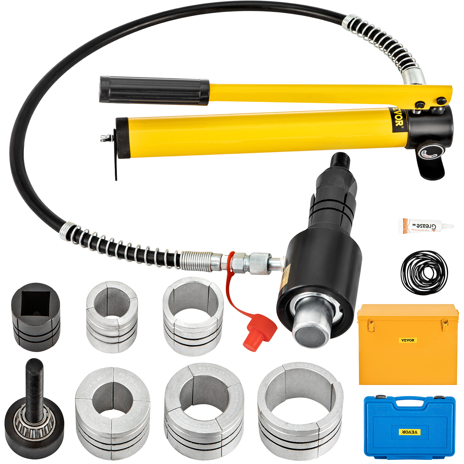 Extenseur de tube hydraulique 1/43/4, kit d'outils d'évasement  électrique, outil d'extension de tube de tuyau sans fil, outil d'évasement  de tube