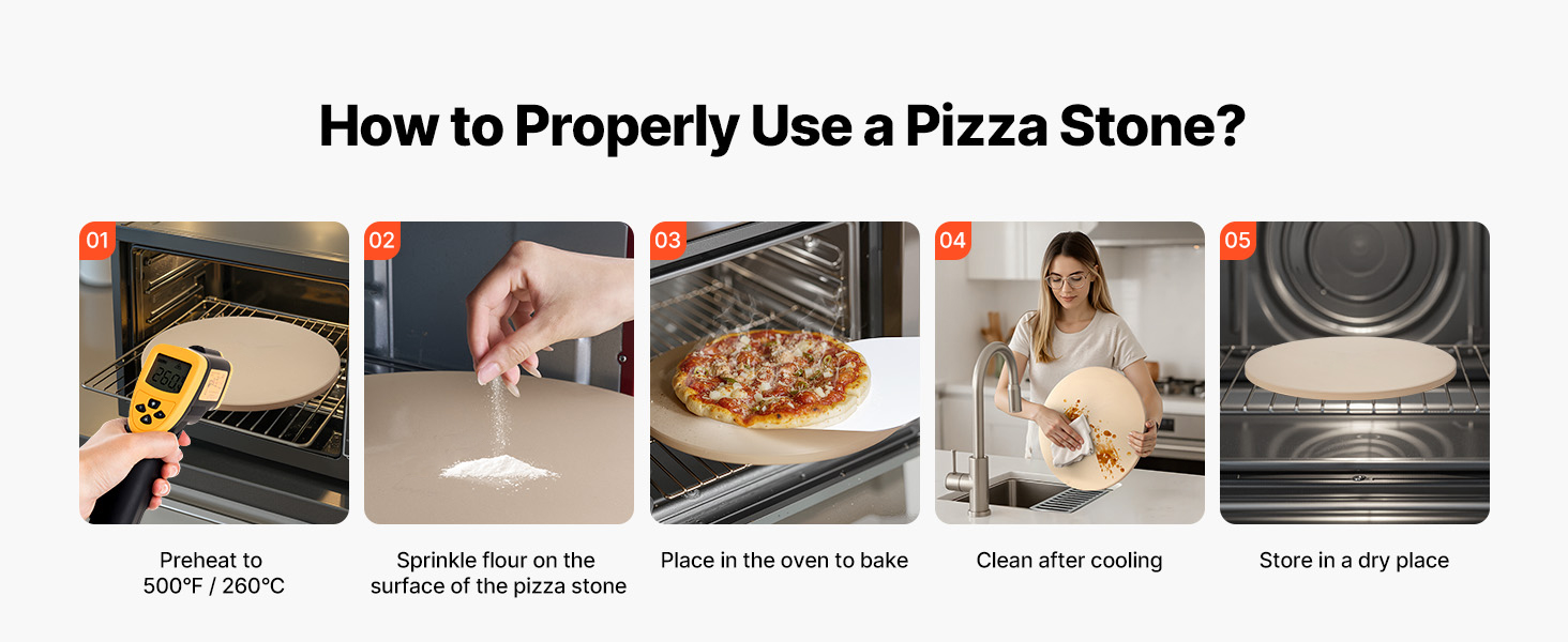 easy cleaning pizza stone